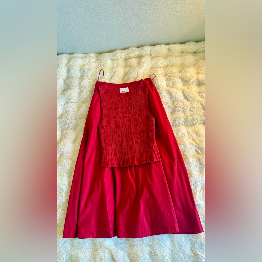 Reformation Laguna Two Piece In Lipstick, brand new, never worn, no flaws. - Picture 16 of 16